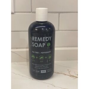 Truremedy Naturals Remedy Soap Tea Tree Peppermint Foot Body 12 fl oz New Sealed
